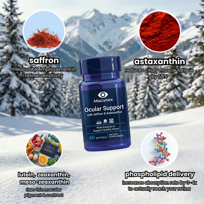 Ocular Support with Saffron & Astaxanthin