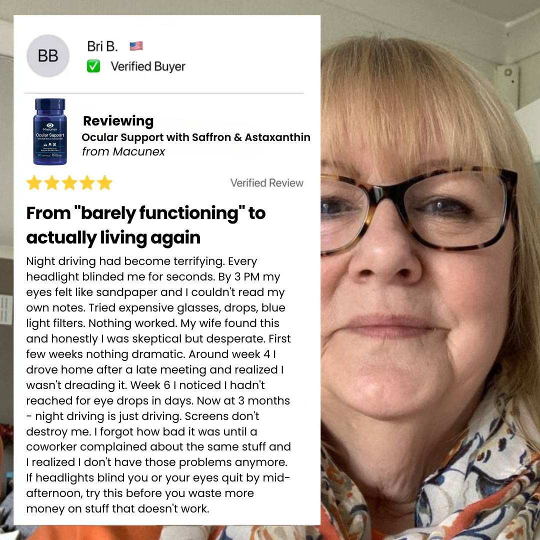 Ocular Support with Saffron & Astaxanthin